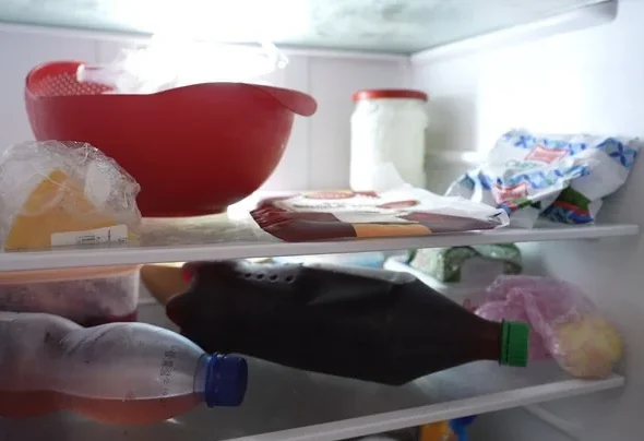 Холодильник з м’якими сирами та продуктами, які варто викинути одразу